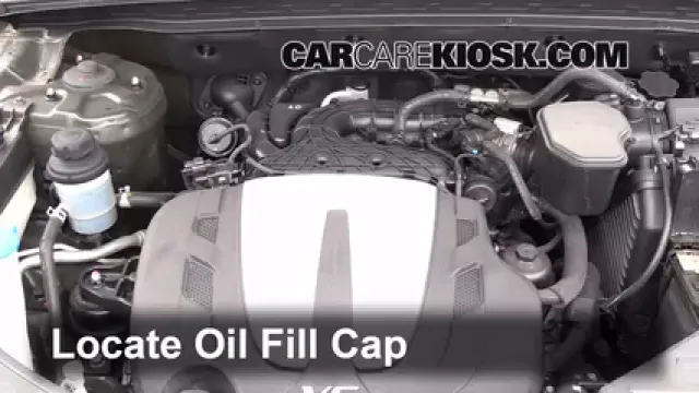 2012 Kia Sorento EX 3.5L V6 Aceite Agregar aceite